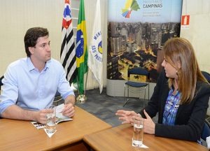 Com o Vice-Prefeito de Campinas, Henrique Magalhães Teixeira.