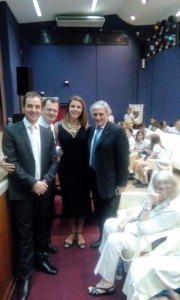 Eletti nella circoscrizione estero America Meridionale: onorevoli M. Borghese, F. Porta, R. Bueno e il senatore Claudio Zin. — em Buenos Aires.