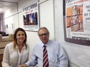 Com Oswaldo Militão da Folha de Londrina.