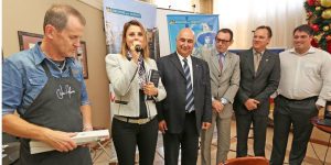 Foto di fabiano Mazzotti: Cuoco Fabrizio Nonis, io, il Segretario Marino Finozzi, il Console d'Italia a Porto alegre, Nicola Occhipinti, Cesar Augusto Prezzi