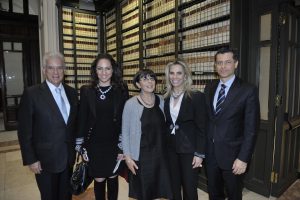 Deputato Rubens Bueno, Maria Vittoria Barros, On. Marina Sereni, Vice Presidente della Camera, Deputata Maria Aparecida Cida Borghetti, Leandro Estevao, Consigliere dell'Ambasciata del Brasile.