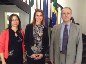 Livia Raponi, eu, e diretor do IIC de São Paulo, Renato Poma
