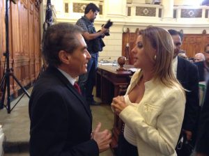 Eu e Petre Roman, ex- Primeiro Ministro da Romania 