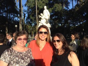 Eu com a Presidente Comites, Rosalina Zorzi e a conselheira Debora Germania