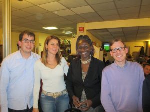 Com Fabio Zizza, Christiana Barnor e Marco Introzzi