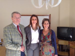 (da sinistra) Stefano Casini, Renata Bueno e Claudia Morettini.