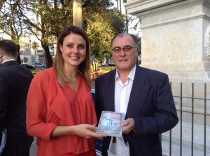 Eu e o Agente Consular de Passo Fundo, Oscar José Carlesso