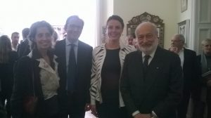 Claudia Morettini, Michele Gialdroni - Addetto culturale dell'Ambasciata, Renata Bueno e Piero Ortolani.