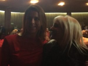 Renata Bueno con l'Ambasciatore a BA Teresa Castaldo