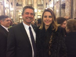 Eu e o Presidente da Câmara dos Deputados do Uruguai, Dr. Gerardo Amarillo.