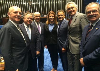 A Deputada Renata Bueno encontra Senadores em Brasília