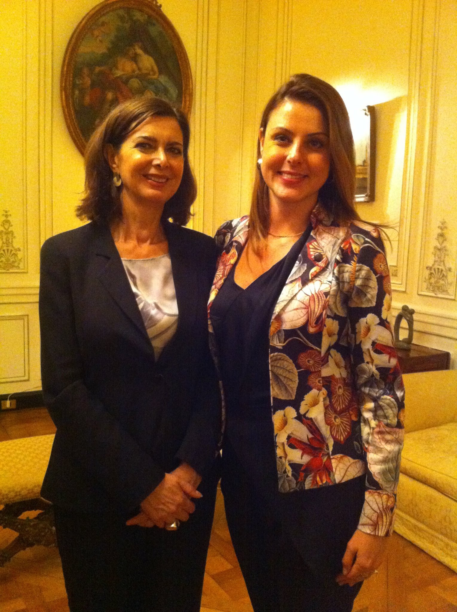 Deputada Renata Bueno acompanha Presidente da Câmara dos Deputados Italiana em visita à América do Sul