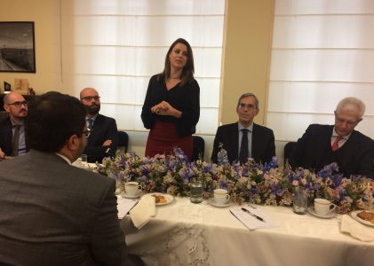 On. Renata Bueno incontra gli imprenditori italiani in Perù