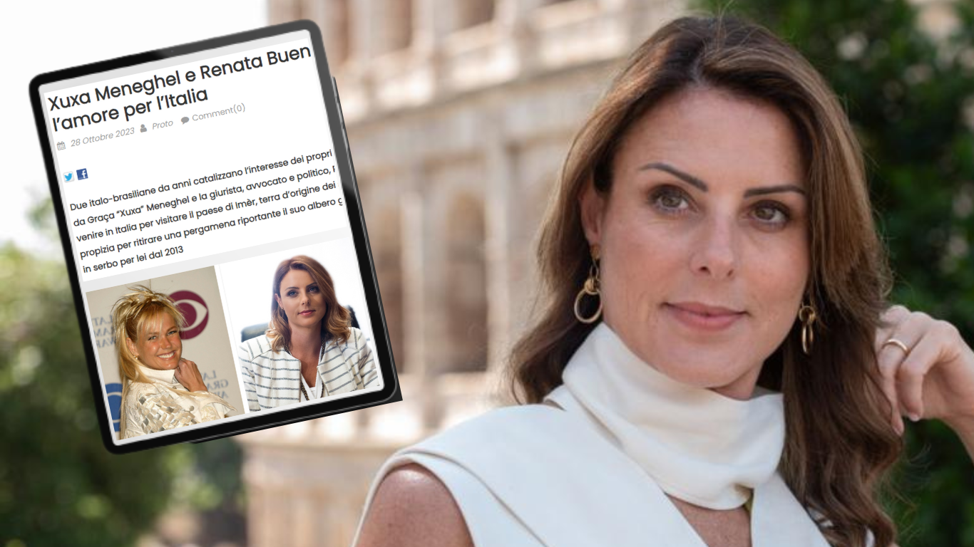 Xuxa Meneghel e Renata Bueno: uma história compartilhada e amor pela Itália